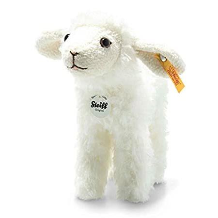 Steiff Anni Lamb 16 cm Cuddly Toy for Children Soft & Cuddly Washable Cream