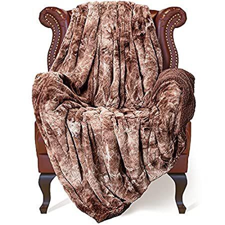 (税込) Fuzzy Soft Brown, Size Twin Blanket Fur Faux Lucian Plush Fle Sherpa Fluffy 毛布、ブランケット (税込) Fuzzy Soft Brown, Size Twin Blanket Fur Faux Lucian Plush Fle Sherpa Fluffy 毛布、ブランケット