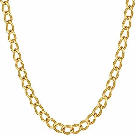 多様な Men for Necklaces Chain Link Curb Cut Diamond JEWELRY LIFETIME & 24k Women ネックレス、ペンダント