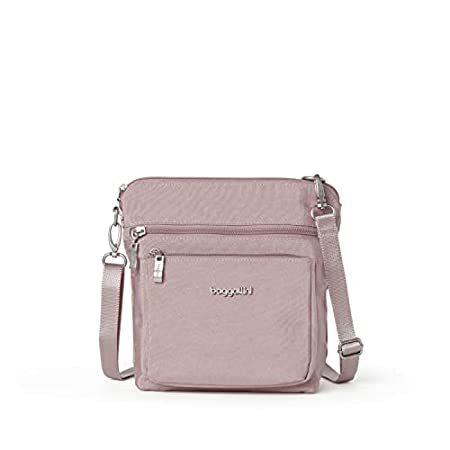 Baggallini womens Modern Pocket Crossbody, Blush Shimmer, One Size US