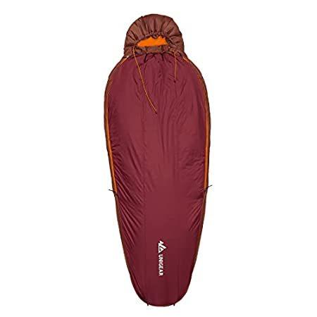 Unigear Campy Trail Sleeping Bag 50°F Summer - Compact， Water-Resistant， Li＿並行輸入品