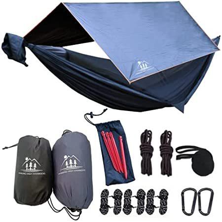 Hanging High Hammocks | The Weekender | 11 Ft Camping Hammock and 12 Ft Tar＿並行輸入品