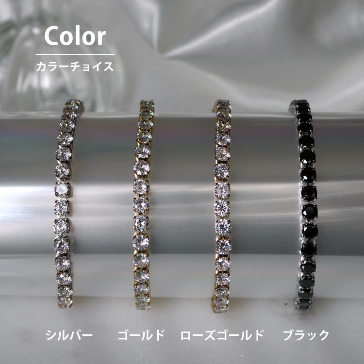 Naniwaai ブレスレット レディース 上質ジルコニア ブレスレット シルバ Amazon | Naniwaai ブレスレット レディース 上質ジルコニア
