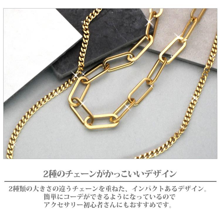 ネックレス レディース サージカルステンレス 金属アレルギー対応 つけ