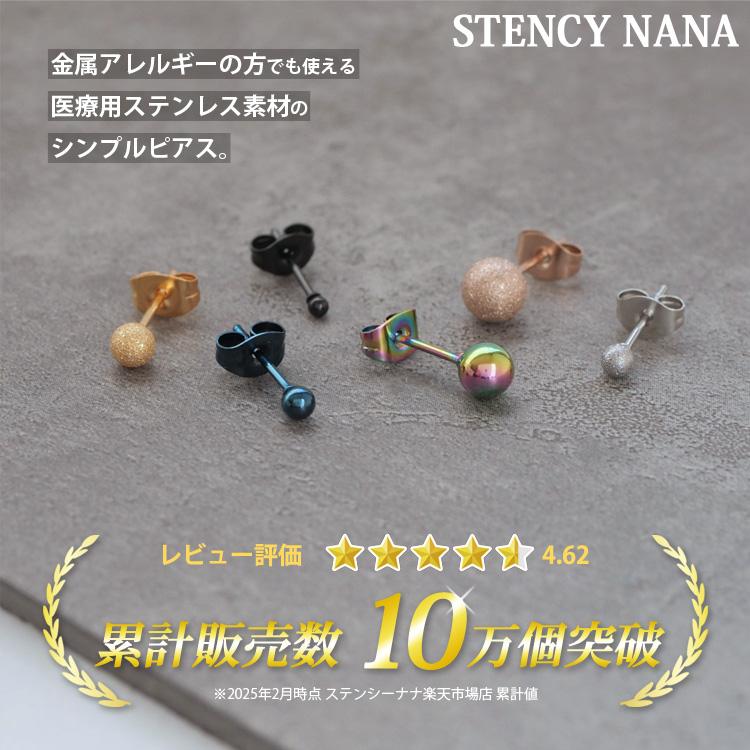 ピアス 金属アレルギー対応 サージカルステンレス ファースト セカンド