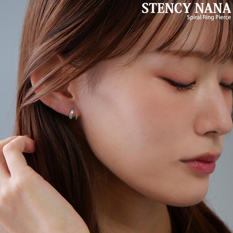 ピアス フープ サージカルステンレス 金属アレルギー対応 シンプル