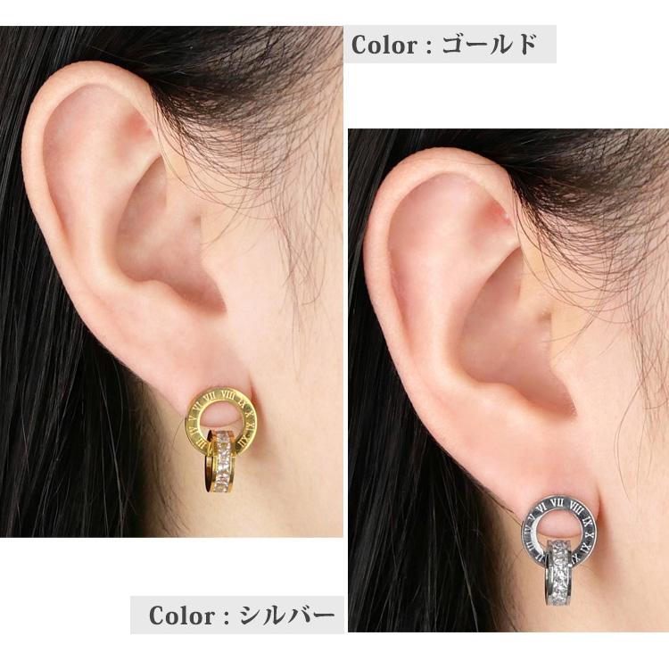ピアス つけっぱなし サージカルステンレス 金属アレルギー対応
