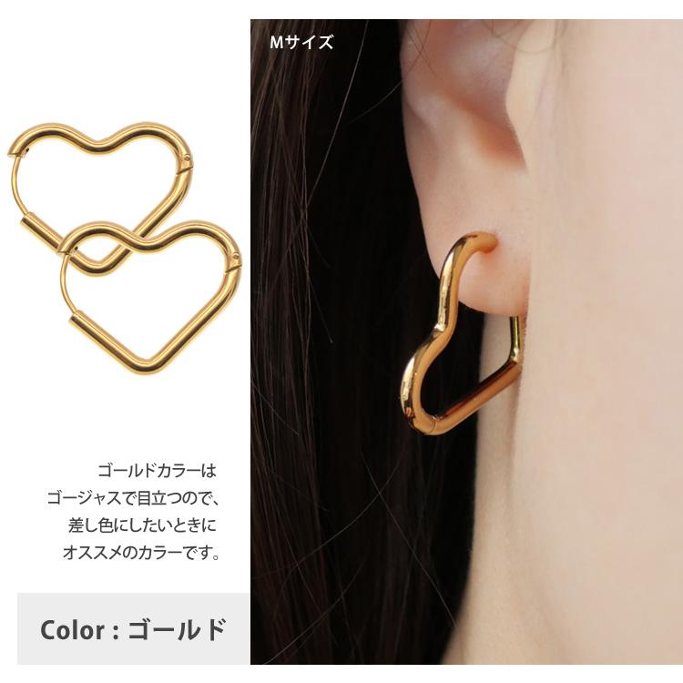 ララガンハートフープピアス ゴールド ララガンハートフープピアス ゴールド ララガンハートフープピアス