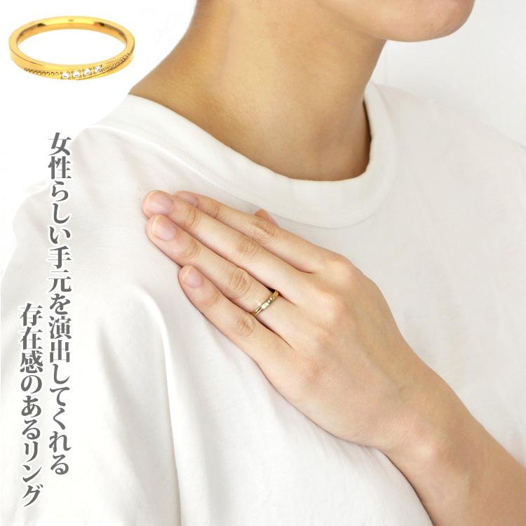 1000円ポッキリ 金属アレルギー対応 ステンレスリング 四粒の  