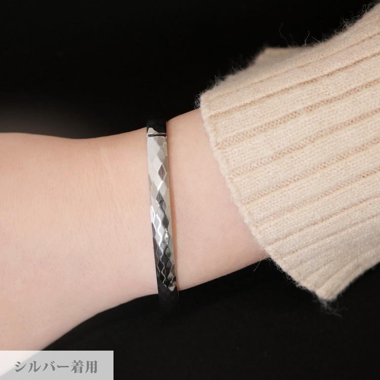 バングル サージカルステンレス レディース 金属アレルギー対応 20代