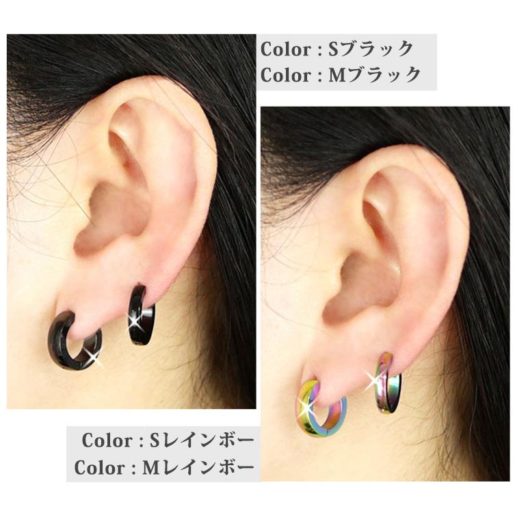 ピアス pierce フープ ファースト サージカルステンレス 小さめ レディース メンズ 金属アレルギー ラウンド シンプル セカンド 両耳用｜stency-nana｜12