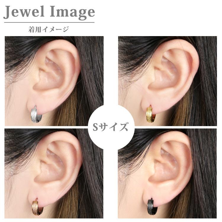 ピアス フープ 金属アレルギー 小さい 太め レディース ファースト