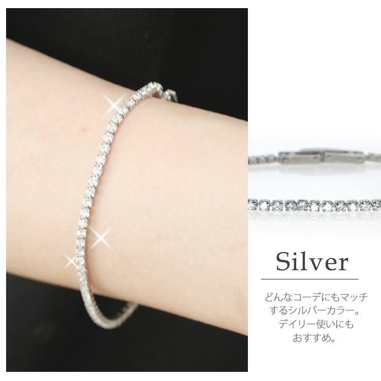 金属アレルギー対応 [EMBELLIR] ステンレスブレスレット ライン