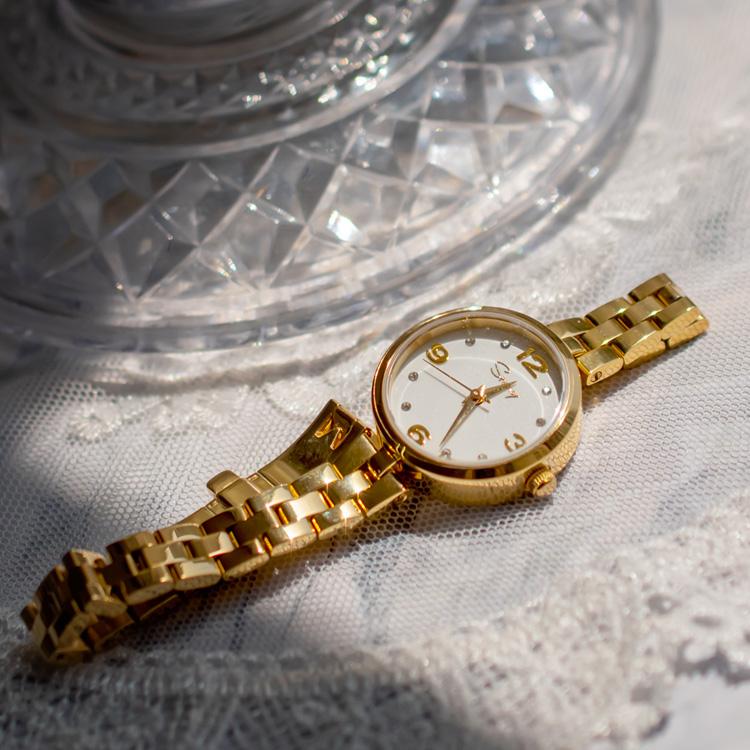 訳あり 電池切れ】ステンレス腕時計 Stency サージカルステンレス製