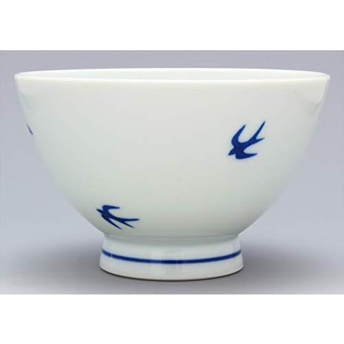 公式サイト波佐見焼 つばめ お茶碗 大・青 食洗機可 電子レンジ 飯碗