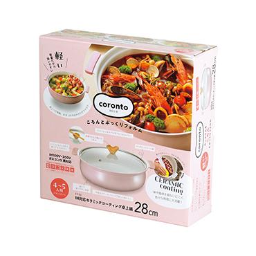 カクセー CT-23 coronto-コロント- IH対応セラミックコーティング卓上