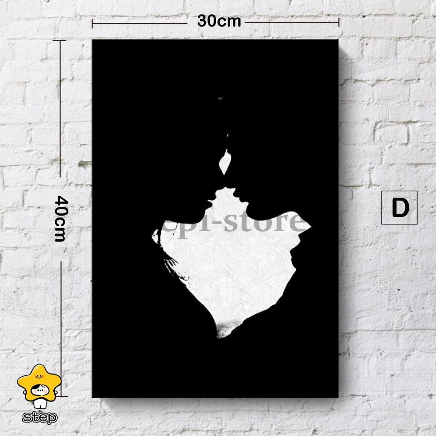 アートパネル　モノトーン ファブリック モノトーン 影 影絵 パネル インテリア アート