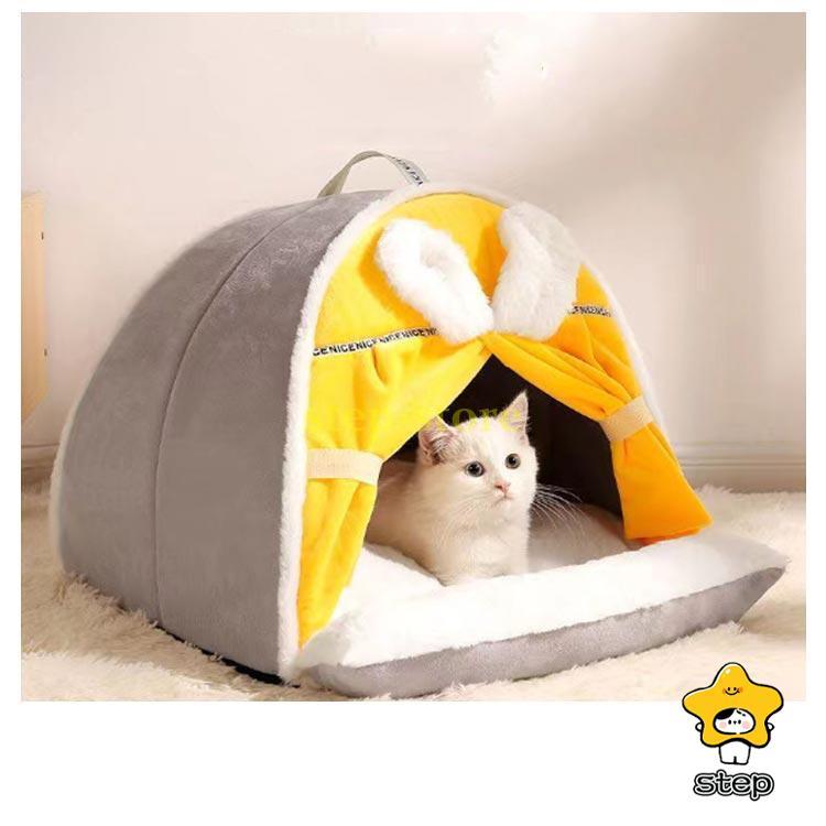 猫ハウス テント ドーム型 秋 冬 猫用ベッド ペットベッド ペット