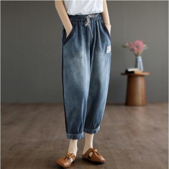 ワイドパンツ レディース デニムパンツ 太め ジーンズ 大きめ Gパン