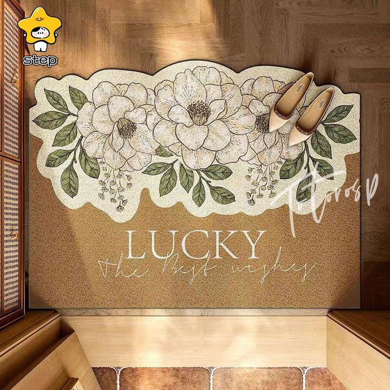 玄関マット おしゃれ ラグマット ラグ カーペット マット 北欧 屋外 屋内 洗える 室内 玄関 オーダーメイド | ブランド登録なし | 01