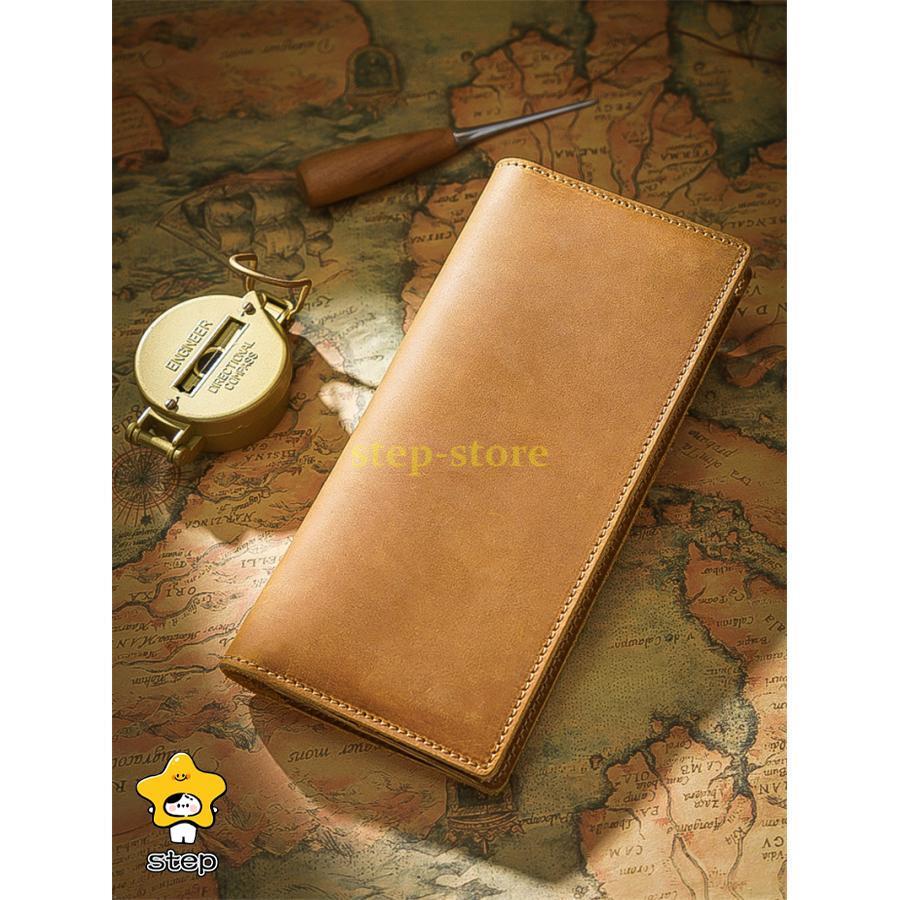 WEIRDO ロングウォレット　財布　長財布 長財布 メンズ 本革 三つ折り カーフレザー ロングウォレット