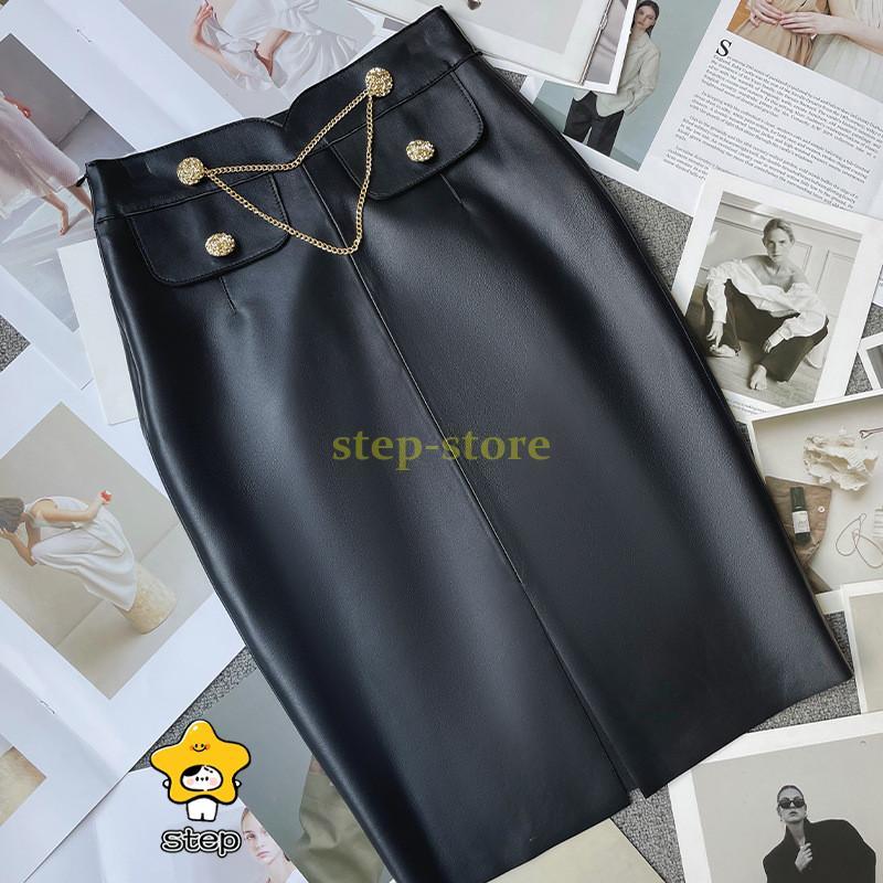 レザースカート レディース ロングスカート 本革 ボトムス ハイ