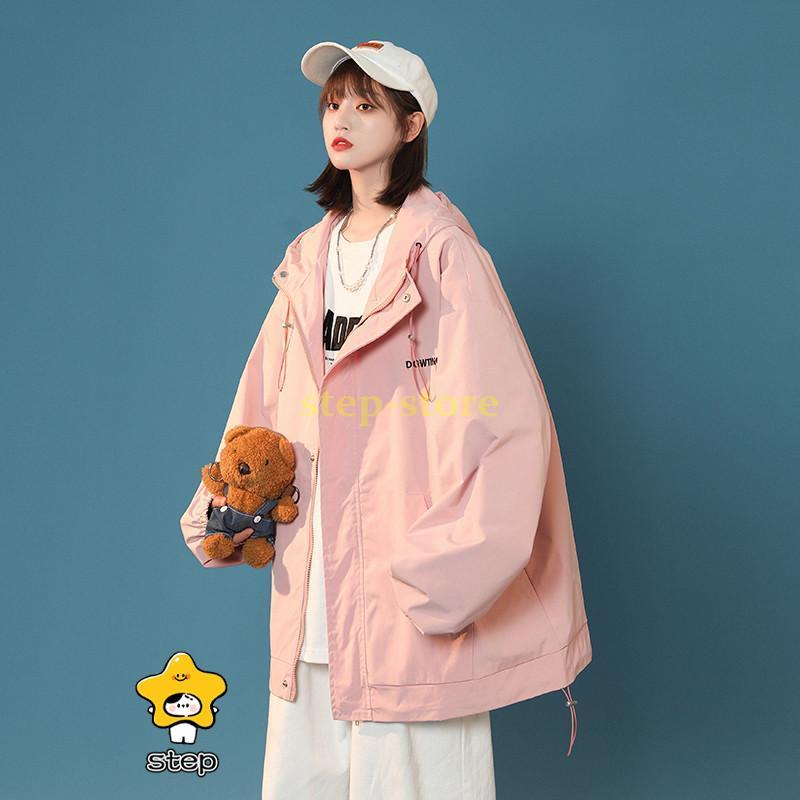 ウィンドブレーカー マウンテンパーカー レディース ジャンパー アウター ジャケット 英文字 カジュアル 春秋 ゆったり カーデ カーゴ トレンド ウィンドブレーカー マウンテンパーカー レディース ジャンパー