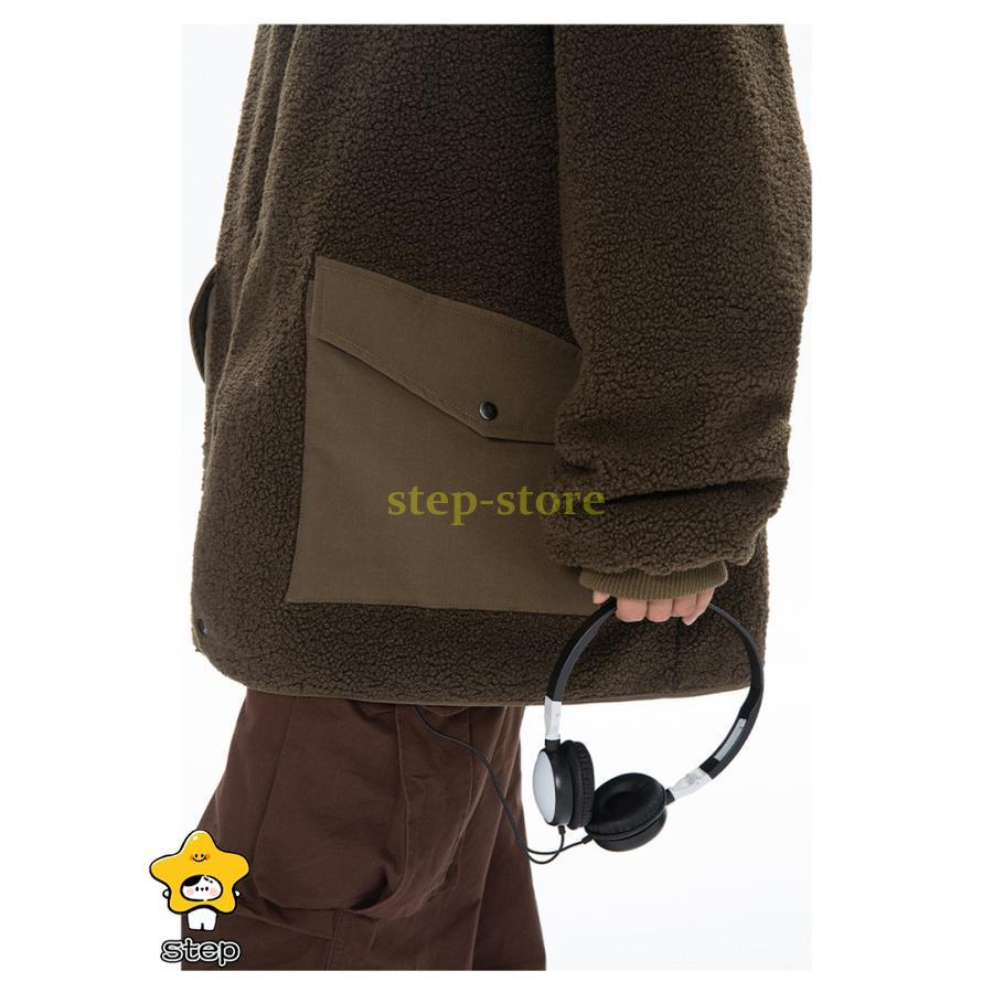 フリースジャケット レディース ボアジャケット きれいめ ブルゾン