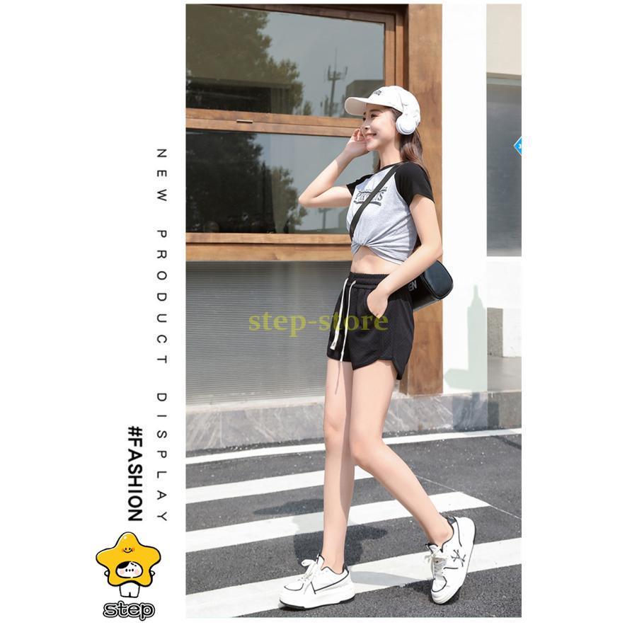 ショートパンツ レディース 短パン ハーフパンツ ワイドパンツ