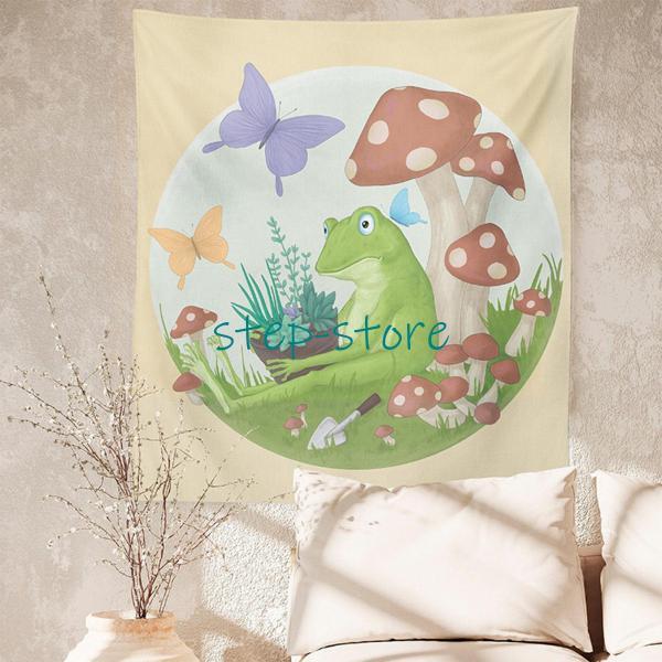 家の寝室のための動物ののタペストリーの壁掛けキッズカエル150x100cm | ブランド登録なし | 06