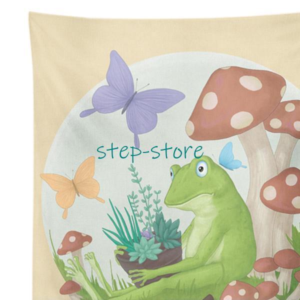 家の寝室のための動物ののタペストリーの壁掛けキッズカエル150x100cm | ブランド登録なし | 07