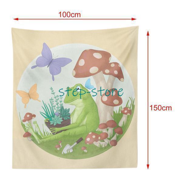 家の寝室のための動物ののタペストリーの壁掛けキッズカエル150x100cm | ブランド登録なし | 08