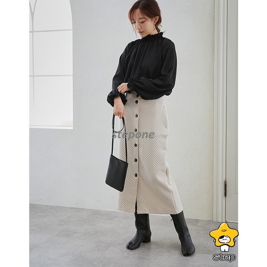 春服 秋冬 タイトスカート ハイウエスト レディース