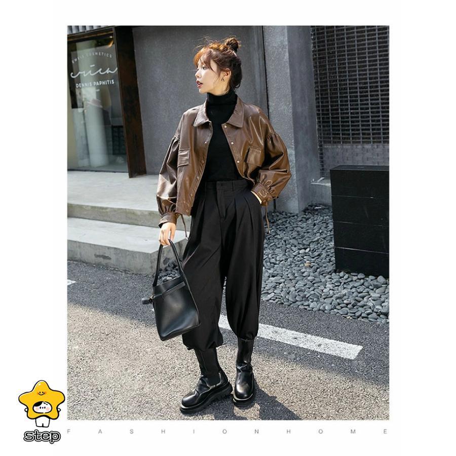 レザージャケット シングルライダース ジャケット ノーカラー