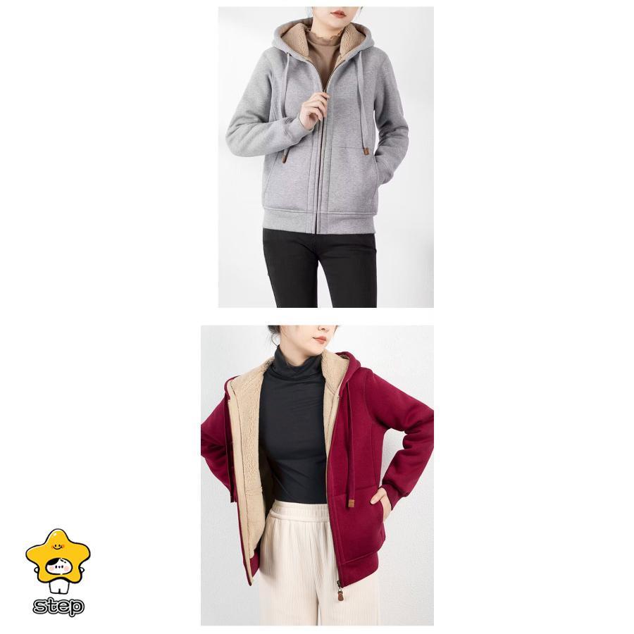 裏起毛 パーカー レディース 厚手 メンズ ボア あったか 防風 コート