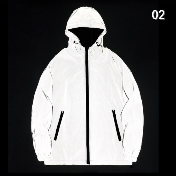 反射ジャケット ジャケット バイク 自転車 安全 夜光 蛍光 夜間