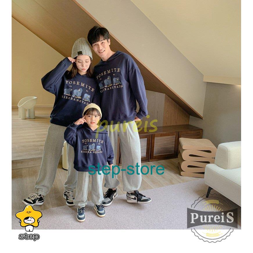 親子 ペアルック パーカー レディース 春秋冬 長袖 カジュアル キッズ