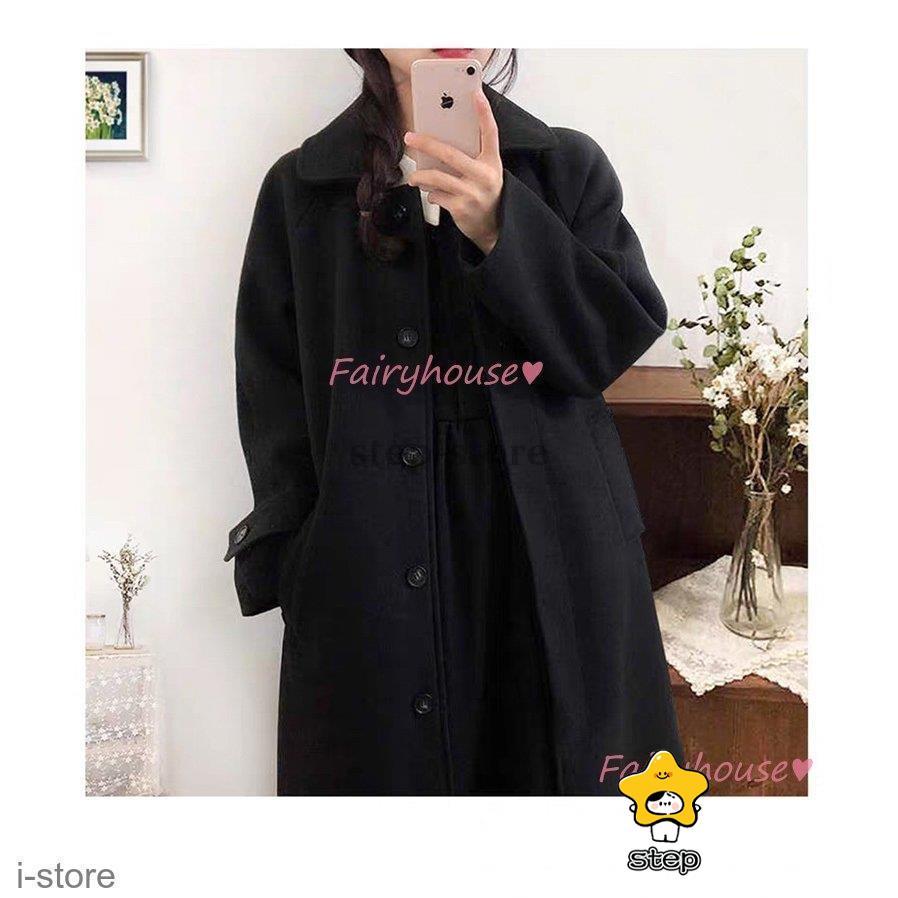 ステンカラーコート レディース 秋冬 40代 黒 チェスターコート ロング丈 ラシャジャケット オーバー 韓国風 アウター 通勤 オシャレ ゆったり 大人30代 50代 | ブランド登録なし | 17
