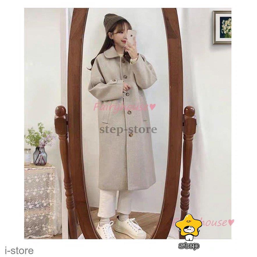 ステンカラーコート レディース 秋冬 40代 黒 チェスターコート ロング丈 ラシャジャケット オーバー 韓国風 アウター 通勤 オシャレ ゆったり 大人30代 50代 | ブランド登録なし | 05