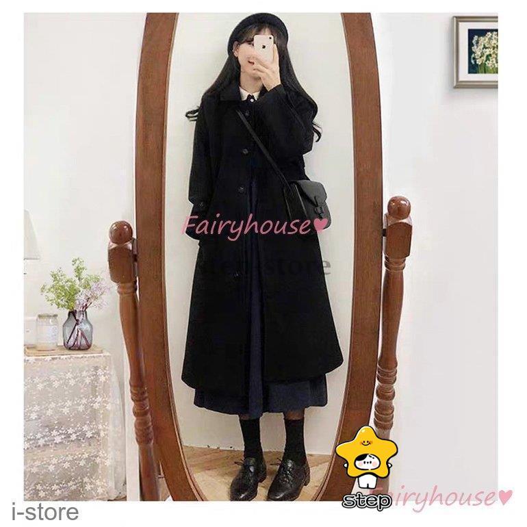 ステンカラーコート レディース 秋冬 40代 黒 チェスターコート ロング丈 ラシャジャケット オーバー 韓国風 アウター 通勤 オシャレ ゆったり 大人30代 50代 | ブランド登録なし | 06