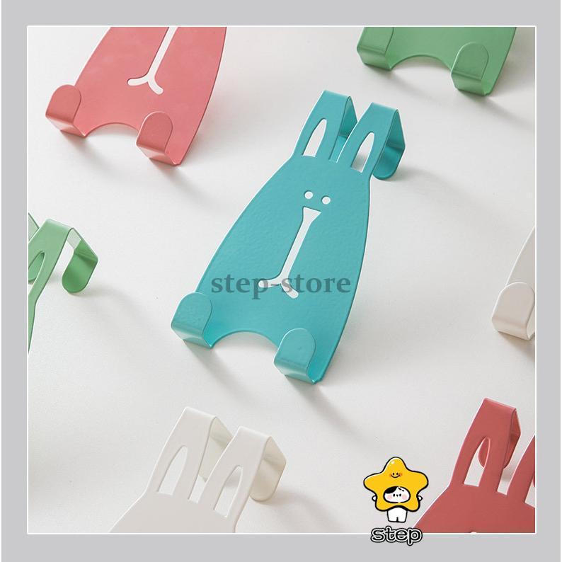 ドアハンガーフック ドアフック ウォールフック 2連 ドア用 ハンガーフック 帽子フック 吊り下げ収納 カバン 鞄 ウサギ かわいい | ブランド登録なし | 06