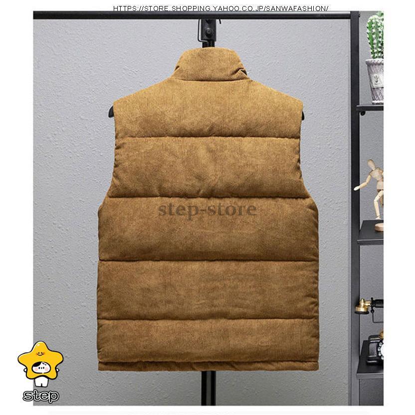 ダウンベスト メンズ ライト 軽量 中綿ベスト ジレベスト ダウンコート ジャンパー 秋冬 ダウンジャケット 防風防寒 防寒着 男性用ベスト | ブランド登録なし | 05