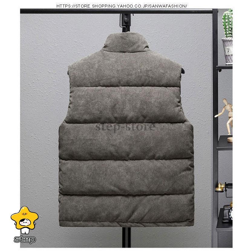 ダウンベスト メンズ ライト 軽量 中綿ベスト ジレベスト ダウンコート ジャンパー 秋冬 ダウンジャケット 防風防寒 防寒着 男性用ベスト | ブランド登録なし | 07