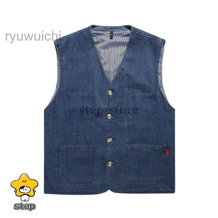 デニムベスト メンズ オシャレ ジレベスト 前開き デニム ベスト チョッキ メンズベスト トップス 春秋 40代 50代 | ブランド登録なし
