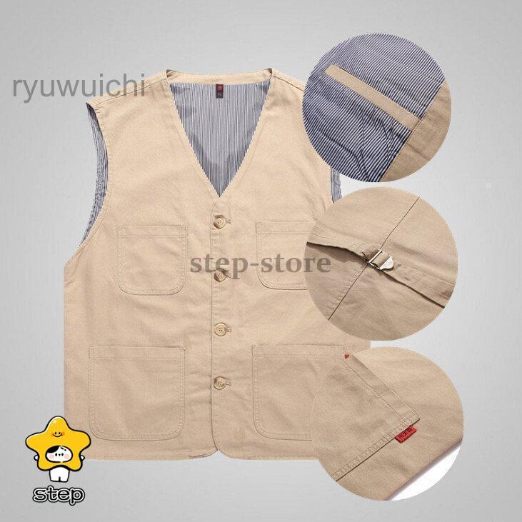 デニムベスト メンズ オシャレ ジレベスト 前開き デニム ベスト チョッキ メンズベスト トップス 春秋 40代 50代 | ブランド登録なし | 03