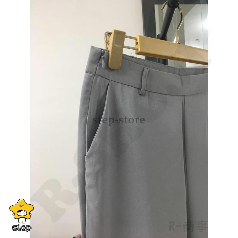 パンツセットアップ レディース 夏 上下セット ロングパンツ ベスト ジレ スーツベスト ノースリーブ カジュアル 無地 オフィス 通勤 きれいめ 着痩せ | ブランド登録なし | 09