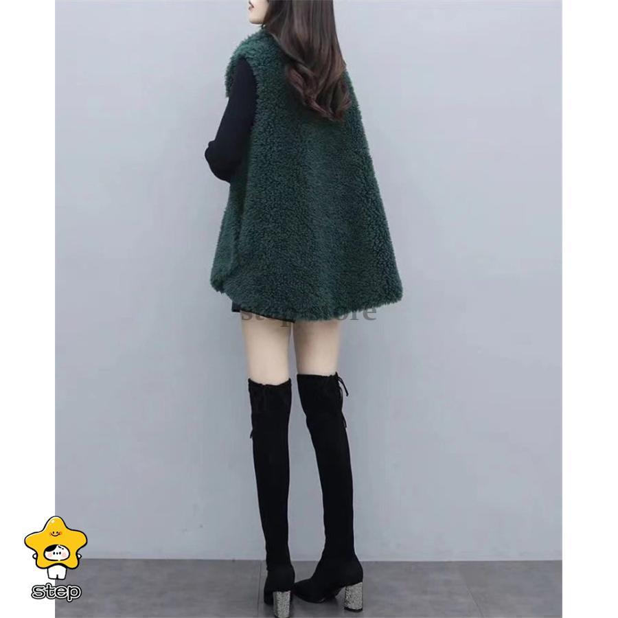 ファーベスト レディース 秋 冬 フェイクファー ロング ジレベスト ボアベスト 毛皮コート 防寒 ブルゾン ふわふわ 暖かい 前開き ジレ ギフト | ブランド登録なし | 14