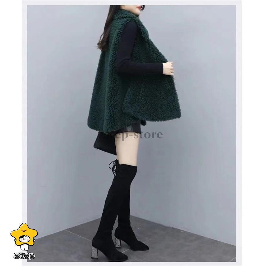ファーベスト レディース 秋 冬 フェイクファー ロング ジレベスト ボアベスト 毛皮コート 防寒 ブルゾン ふわふわ 暖かい 前開き ジレ ギフト | ブランド登録なし | 15