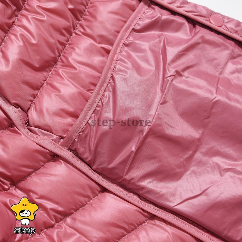 ダウンベスト レディース ロング丈 ライトダウン 軽量 前開き 中綿ベスト 袖なし チョッキ アウター 一部即納 ジャケット 防寒 保温 無地 秋冬 アウトドア 通勤 | ブランド登録なし | 18