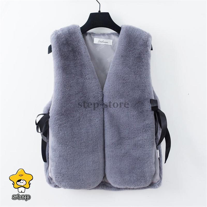 ファーベスト 毛皮ベスト ふわふわ ベスト レディース フェイクファー ファージャケット 秋冬 保温防寒 ノースリーブ 暖かい | ブランド登録なし | 01